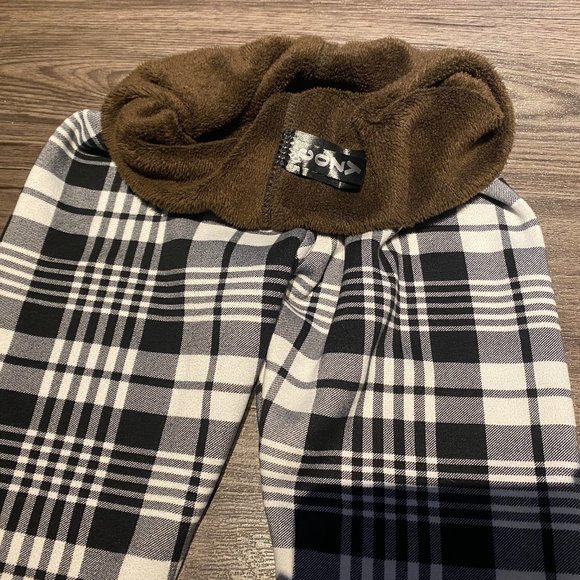Just Cozy Plaid Leggings, Size x-Small/Small - Picture 3 of 3